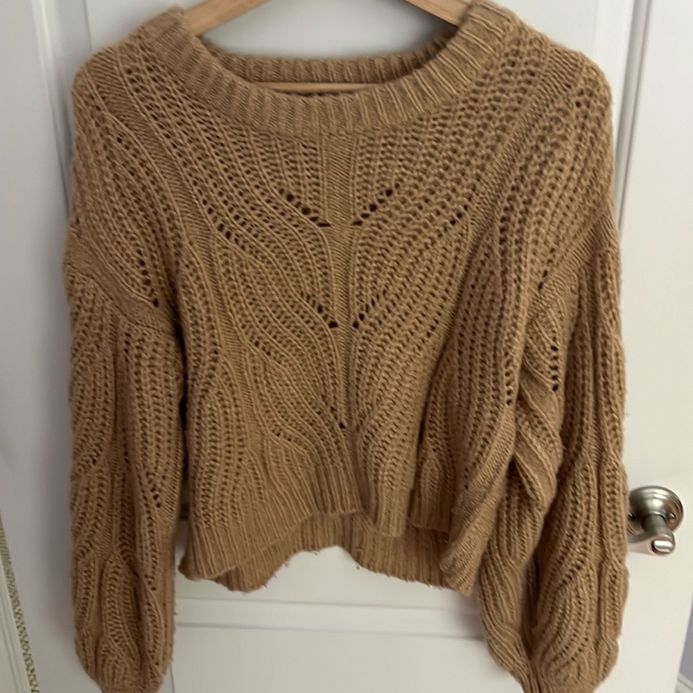 Forever 21 cropped knit sweater
